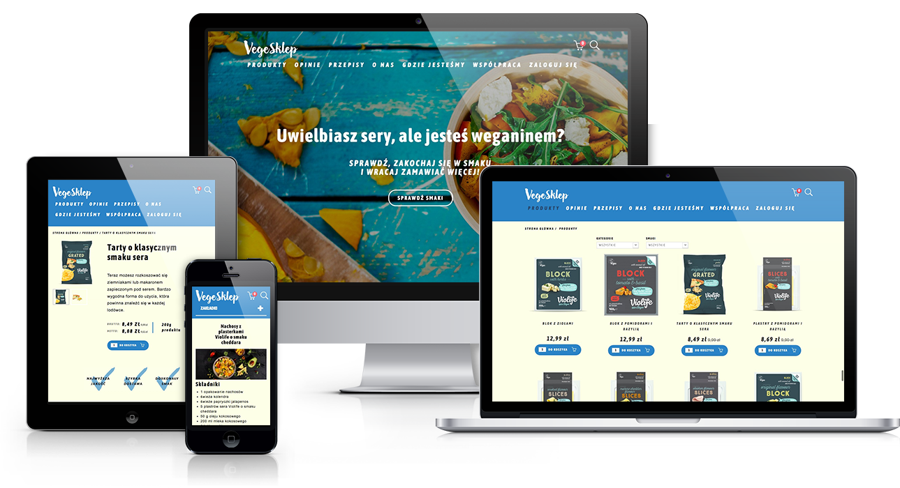 Convertis - Realizacje - Realizacja sklepu internetowego – VegeSklep.pl