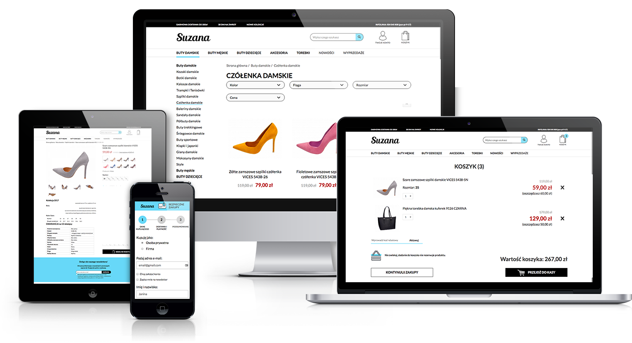 Convertis - Realizacje - Sklep internetowy Suzana.pl
