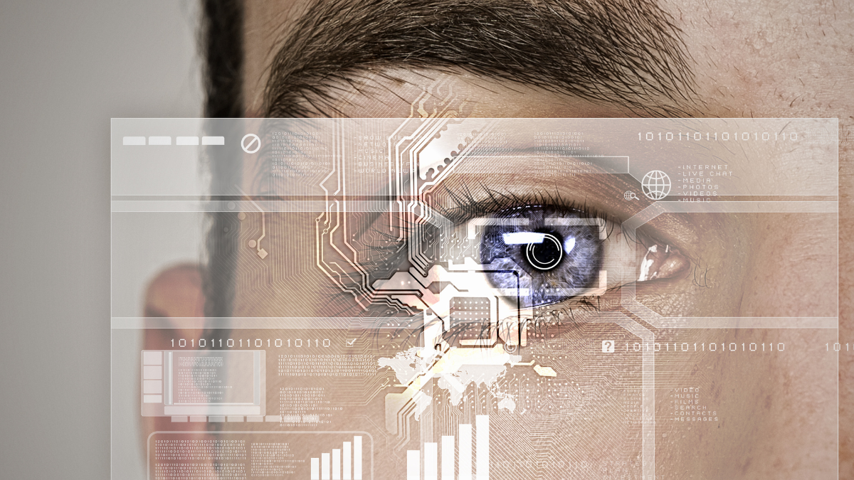 Sprawdzania eye trackingu męskiego oka