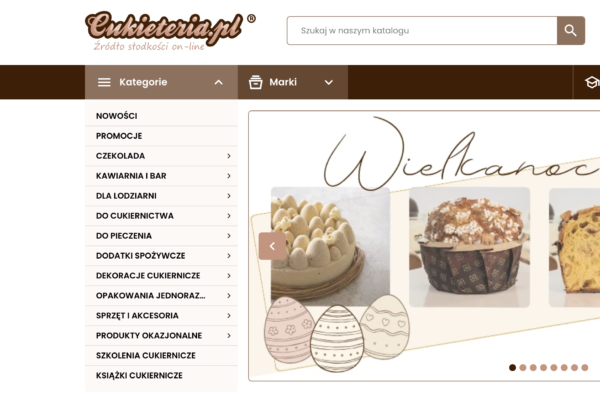 Od przypadkowych grafik do apetycznej spójności. Kompleksowy lifting wizualny Cukieteria.pl